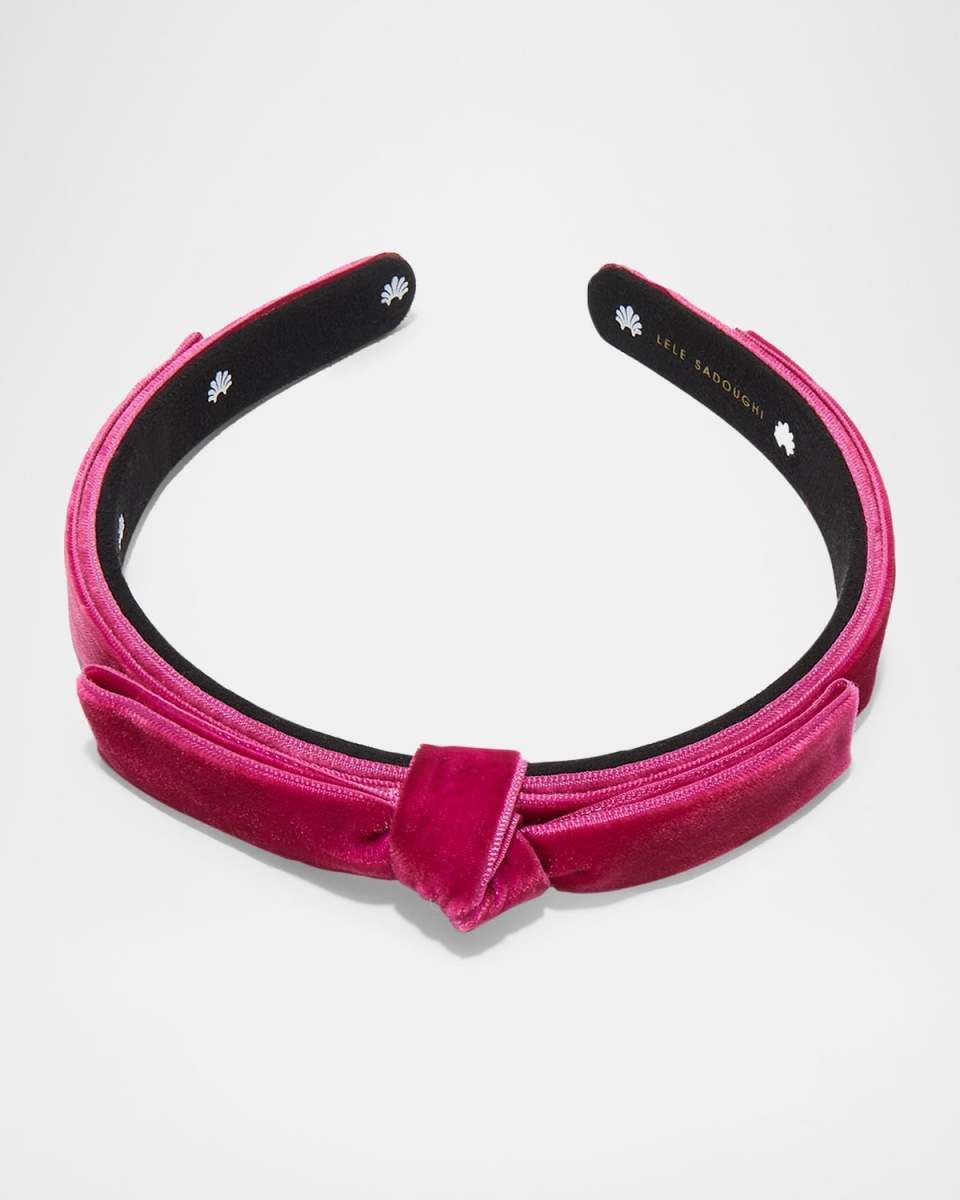 Bardot Ribbon Velvet Slim Headband